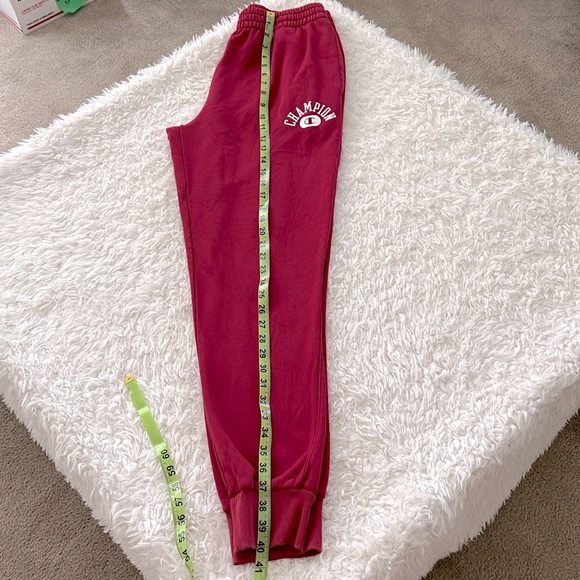 Champion Red Sweatpants Joggers Workout Running Size Medium - Picture 11 of 12